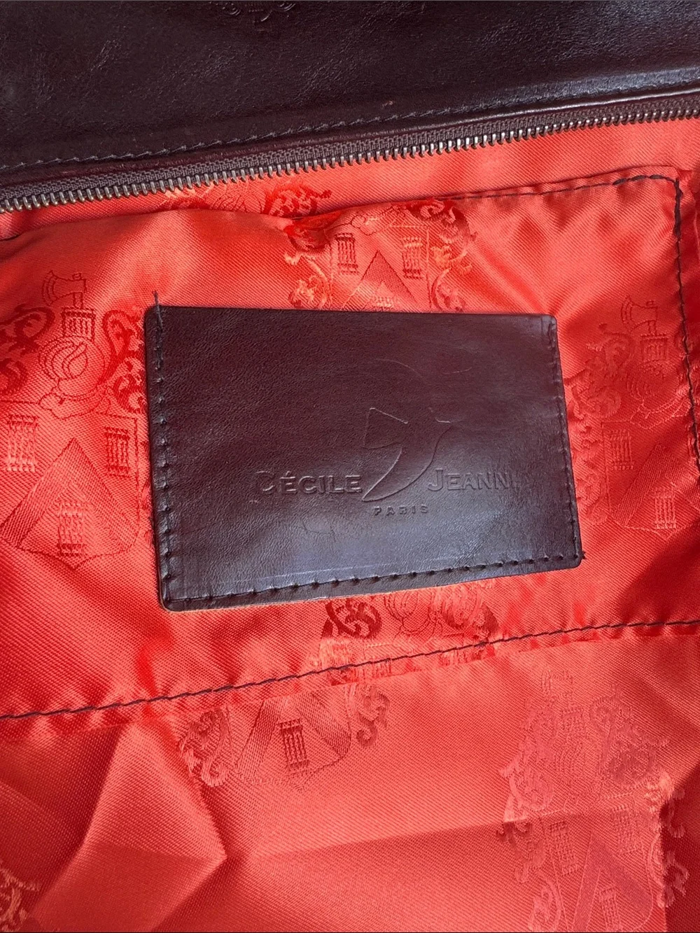 Cecile Jeanne Paris Leather Crossbody Bag